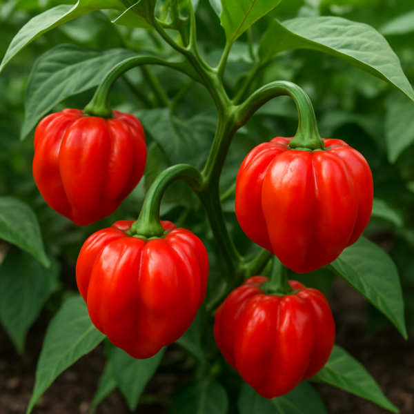 بذر فلفل تند و کمیاب اسکاتچ بانت نارنجی (Scotch Bonnet) ۵ عددی
