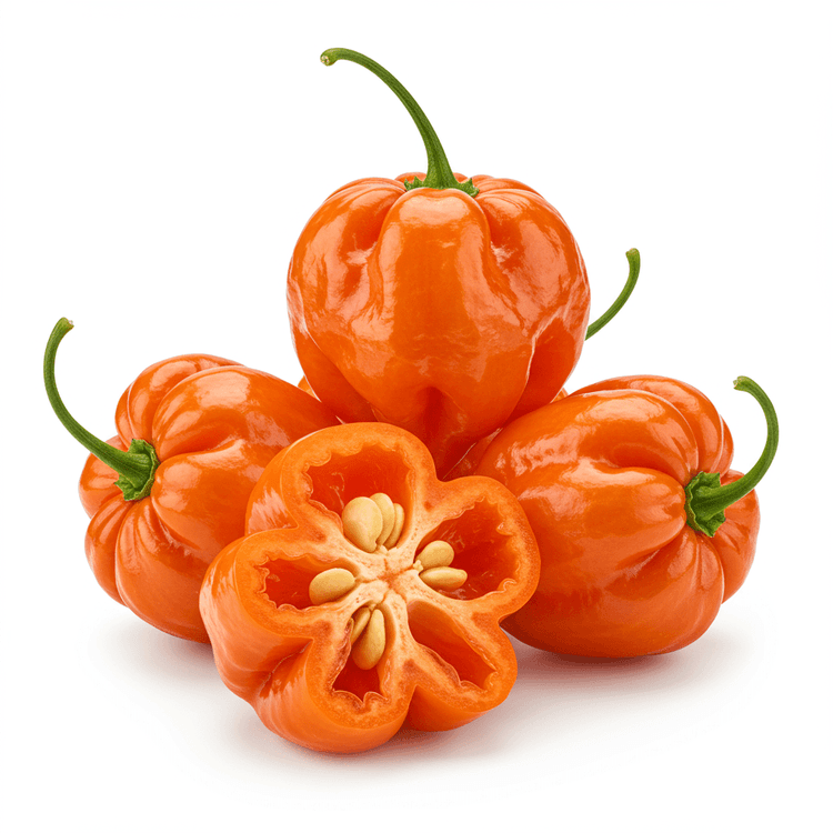 بذر فلفل تند و کمیاب اسکاتچ بانت نارنجی (Scotch Bonnet) ۵ عددی