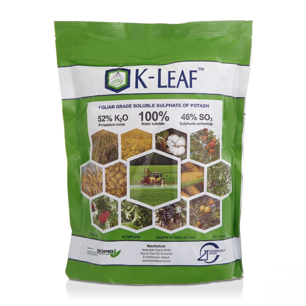کود سولوپتاس K_LEAF بلژیک بسته بندی خانگی